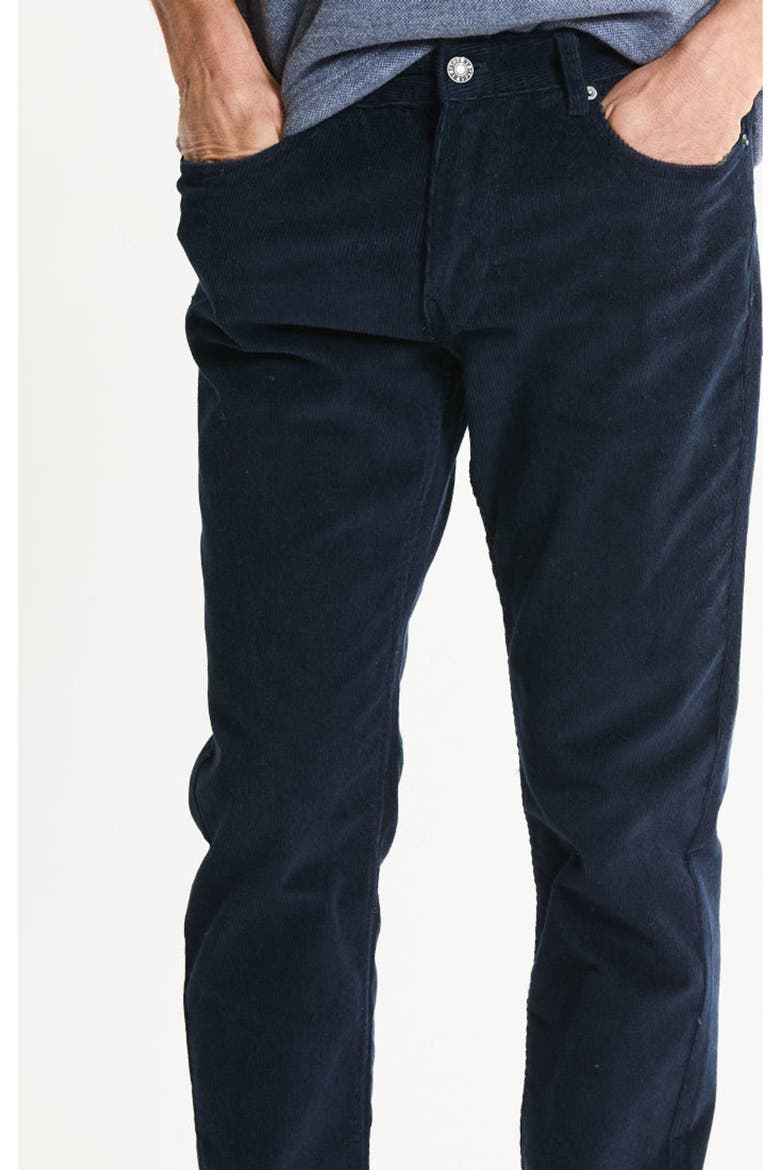 Stretch Corduroy 5-Pocket Pants, Alternate, color, NAVY