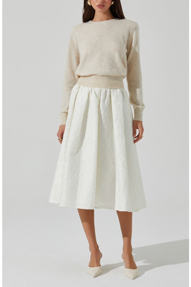 Kiran Crewneck Sweater, Alternate, color, IVORY