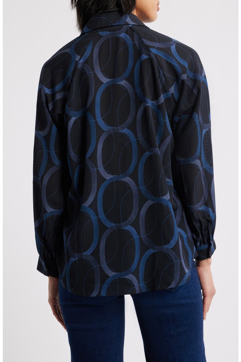 Raglan Sleeve Top, Alternate, color, SAPPHIRE/ BLACK MULTI