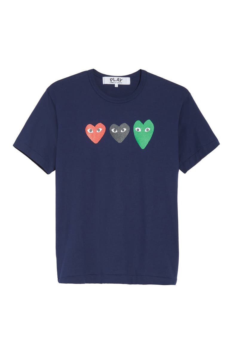 Comme des Garçons PLAY Graphic Tee, Alternate, color,