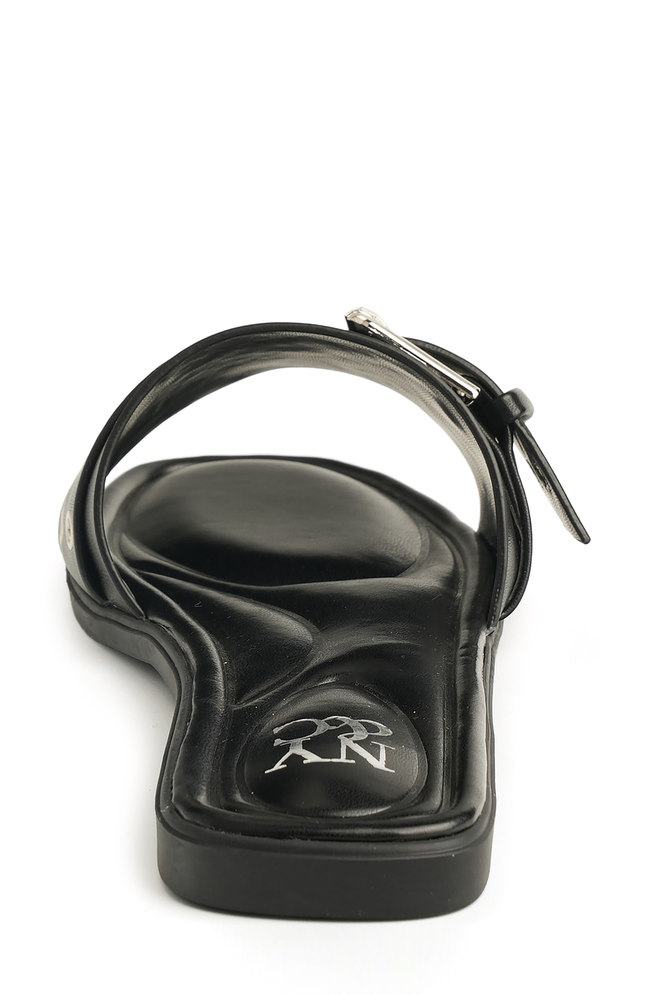 NEW YORK AND COMPANY Rey Slide Sandal, Alternate, color, Black