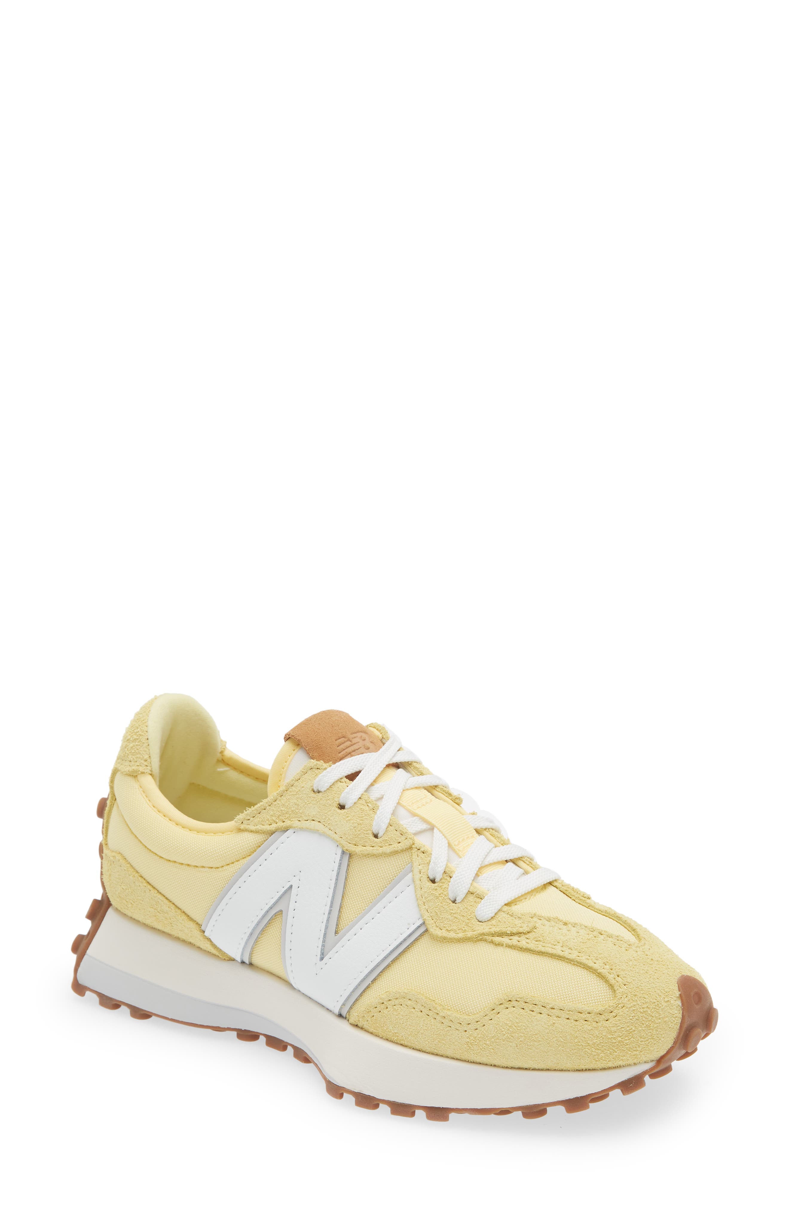 327 Sneaker, Main, color, MAIZE/ WHITE