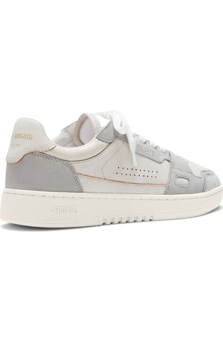 Axel Arigato Dice Lo Cracked Leather Sneaker, Alternate, color, Beige/Light Grey