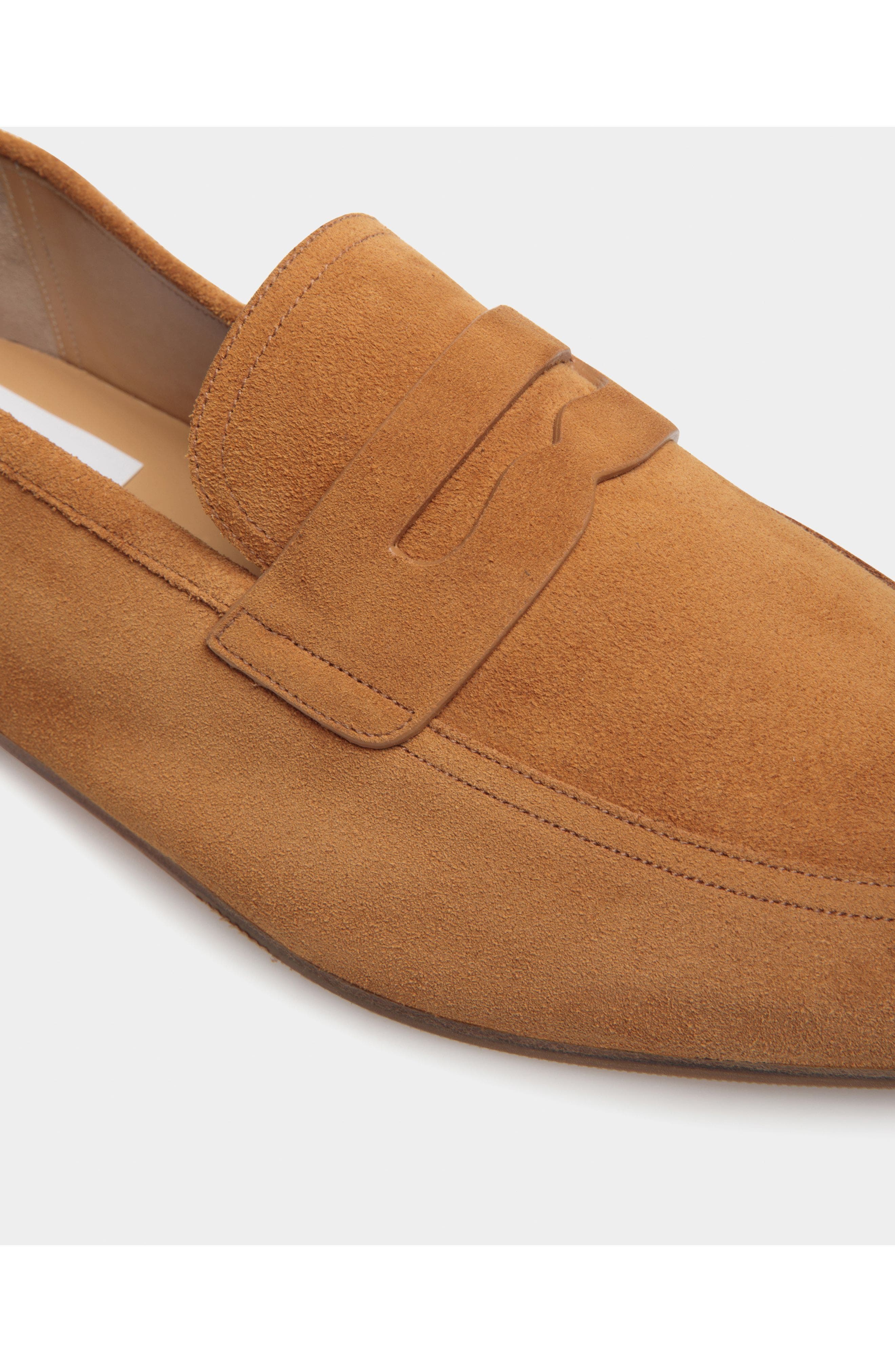 Bally Plume Loafer in Suede, Alternate, color, Deserto 22