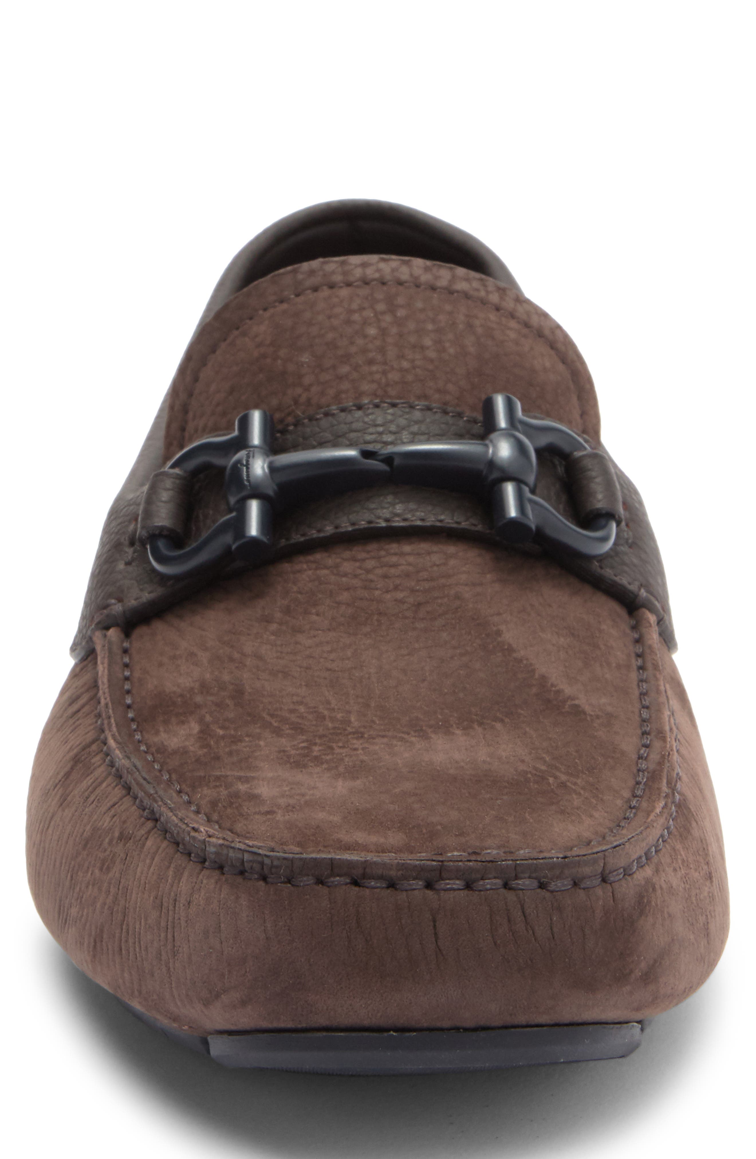 FERRAGAMO Parigi Double Gancio Bit Driving Loafer, Alternate, color, 