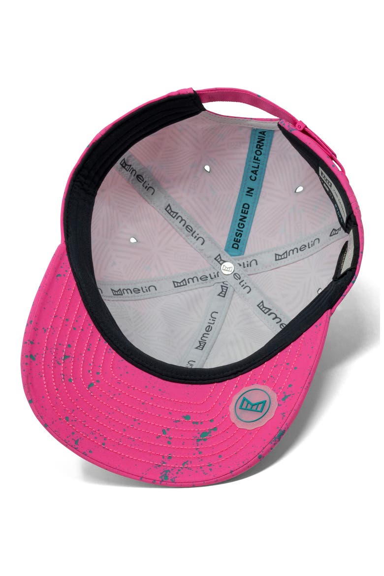 Legend Hydro Performance Dad Hat, Alternate, color, HOT PINK