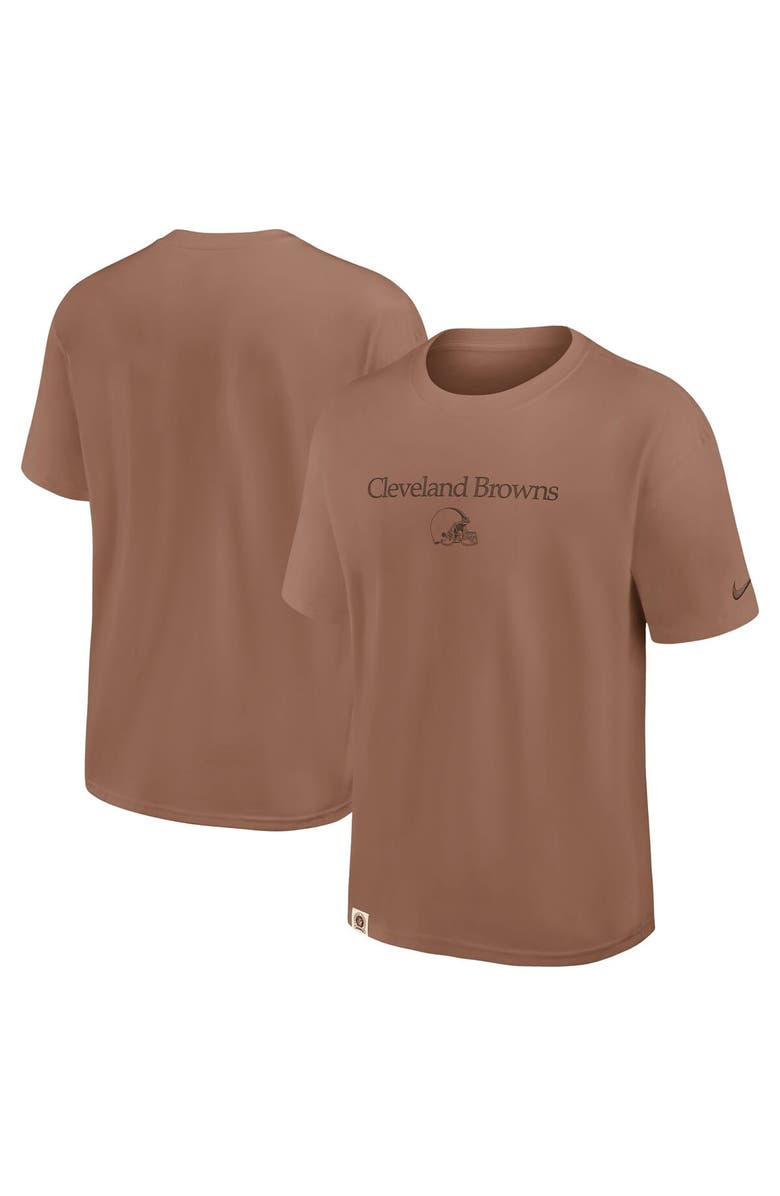 Nike Men's Nike Brown Cleveland Browns Glory Max90 T-Shirt, Alternate, color,