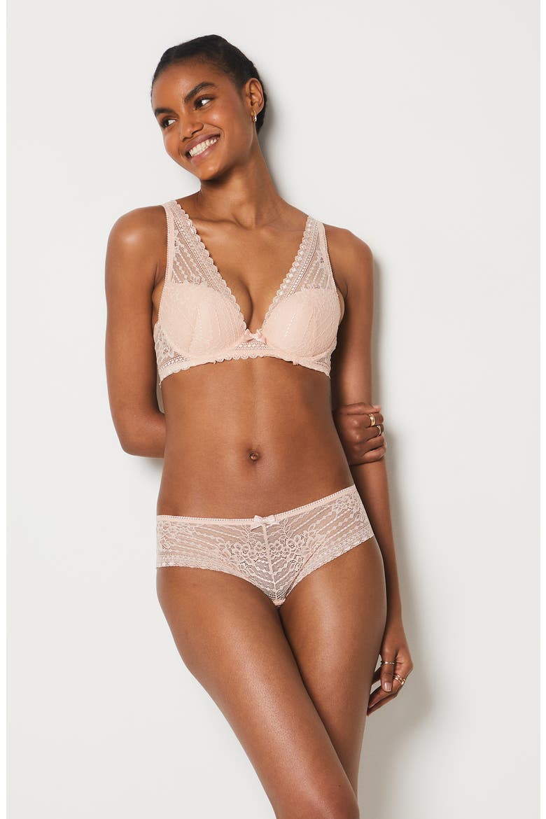 Panama N°3 Underwire Triangle Bra, Alternate, color, BLUSH