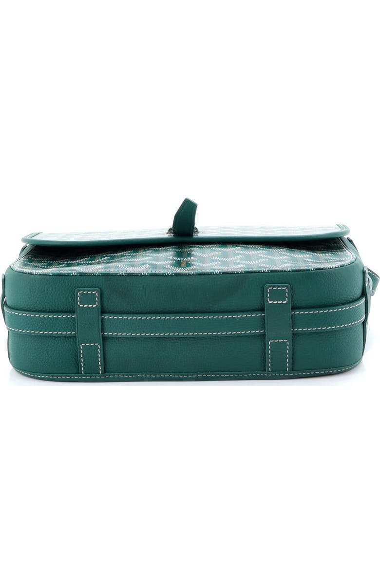 Pre-Owned Goyard Belvedere II Messenger Bag Coated Canvas MM, Alternate, color, Green