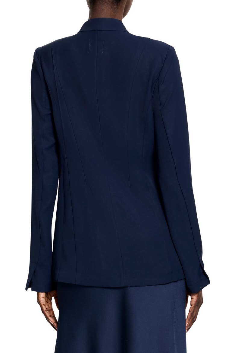 Social Edit Blazer, Alternate, color, DARK INDIGO