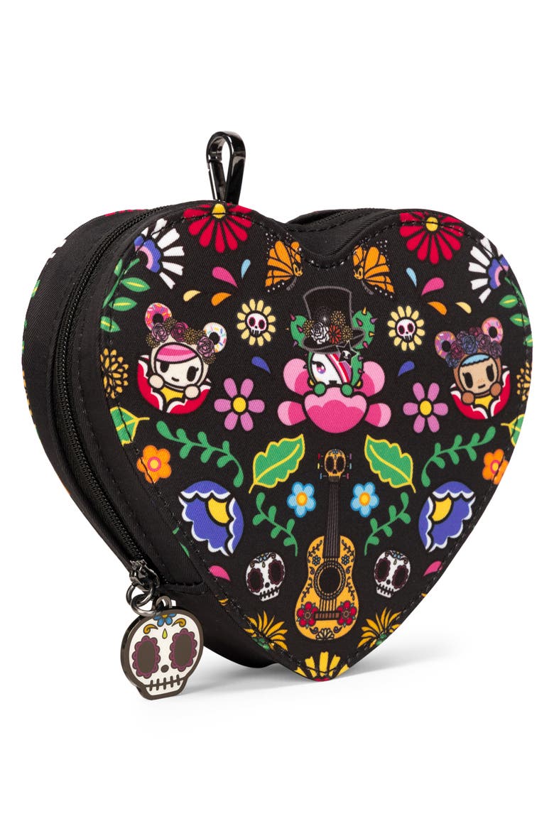 Heart Mini Bag, Alternate, color, DIA DE LOS MUERTOS