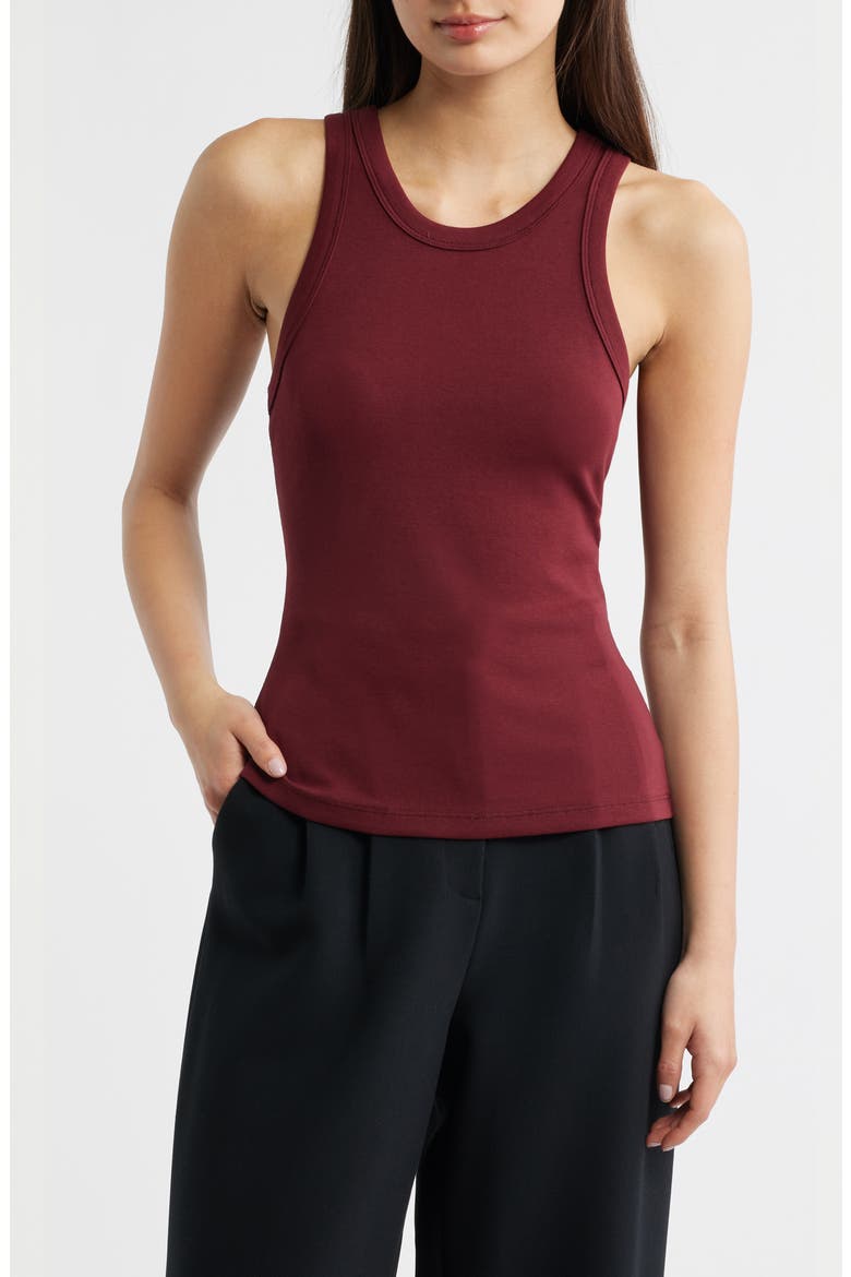 Jude Tank Top, Main, color, MERLOT