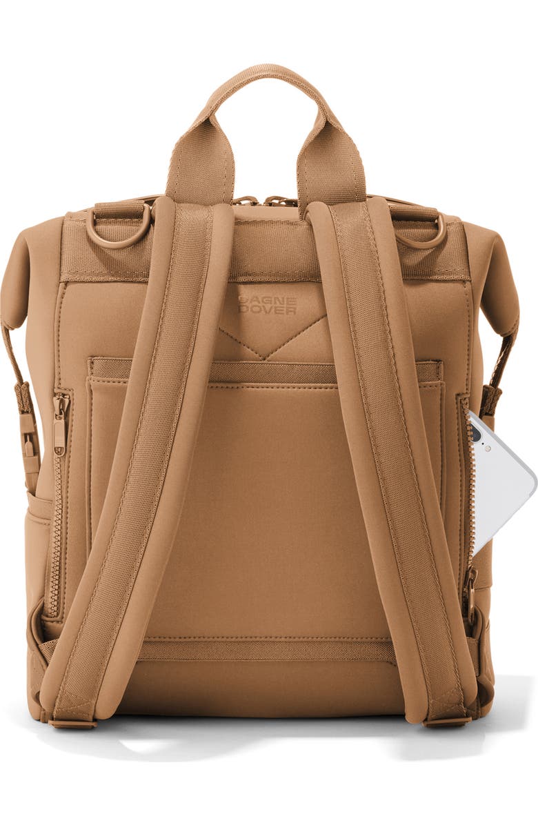 Dagne Dover Indi Medium Neoprene Diaper Backpack, Alternate, color, Camel