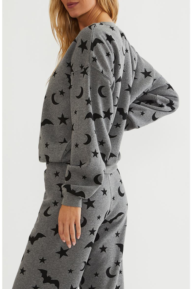 Devyn Oversized Graphic Sweatshirt, Alternate, color, HALLOWEEN NIGHT