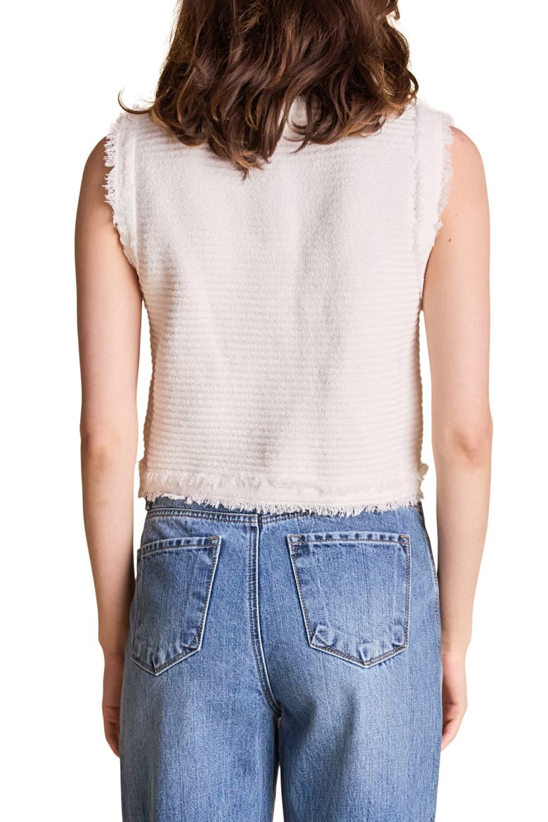 Fringe Detail Knit Vest (Women) | Nordstrom