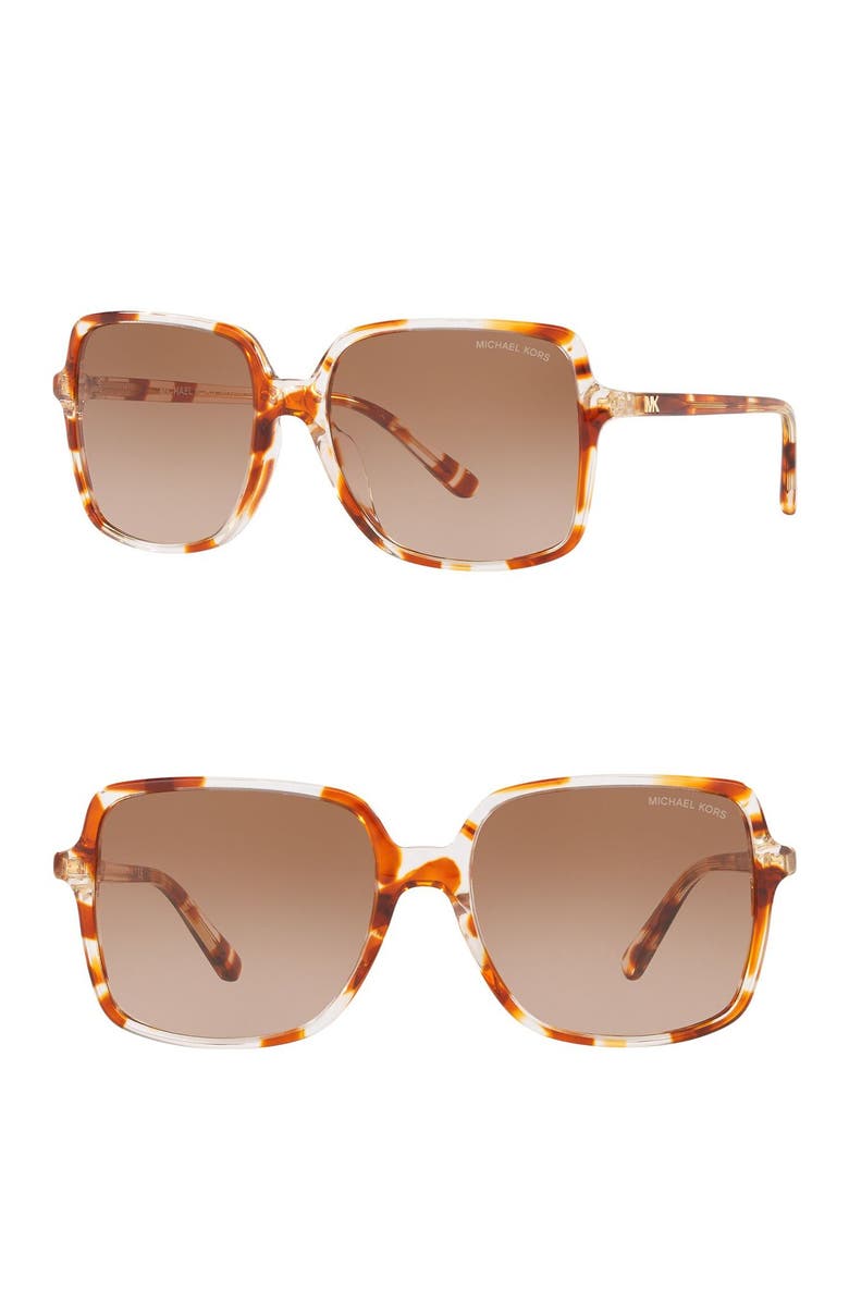 Michael Kors 56mm Gradient Square Sunglasses, Main, color,