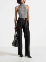 Manière De Voir Pascale Tailored Twin Belt Trousers