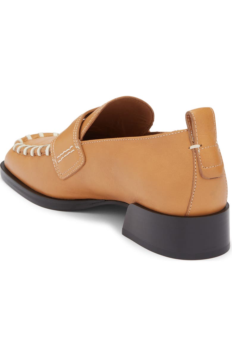 LABUCQ George Whipstitch Penny Loafer, Alternate, color, Camel