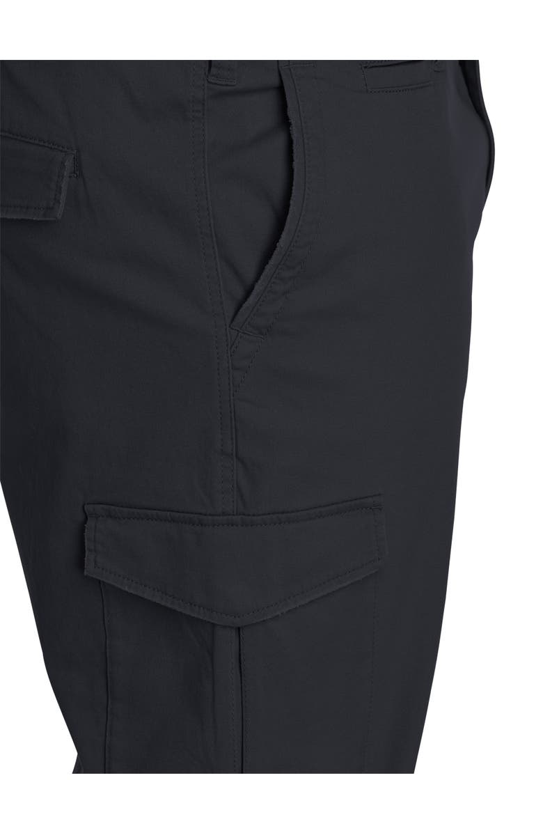 True Nation by DXL Big & Tall Everyday Cargo Pants, Alternate, color, Jet Black