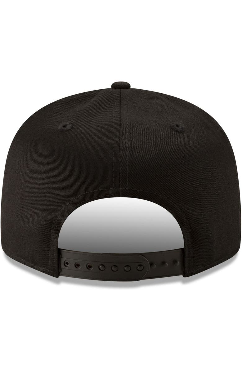New Era Men's New Era Black New Orleans Saints Throwback 9FIFTY Adjustable Snapback Hat, Alternate, color, 