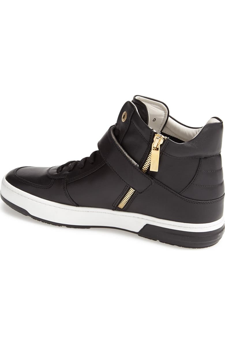 FERRAGAMO Salvatore Ferragamo 'Nayon' High Top Zip Sneaker, Alternate, color,