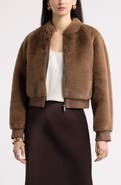 Nordstrom Faux Fur Bomber Jacket