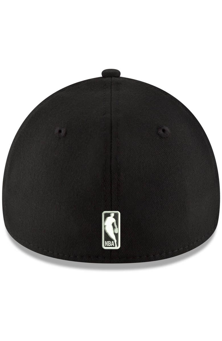 New Era Men's New Era Black New York Knicks Official Team Color 39THIRTY Flex Hat, Alternate, color, 