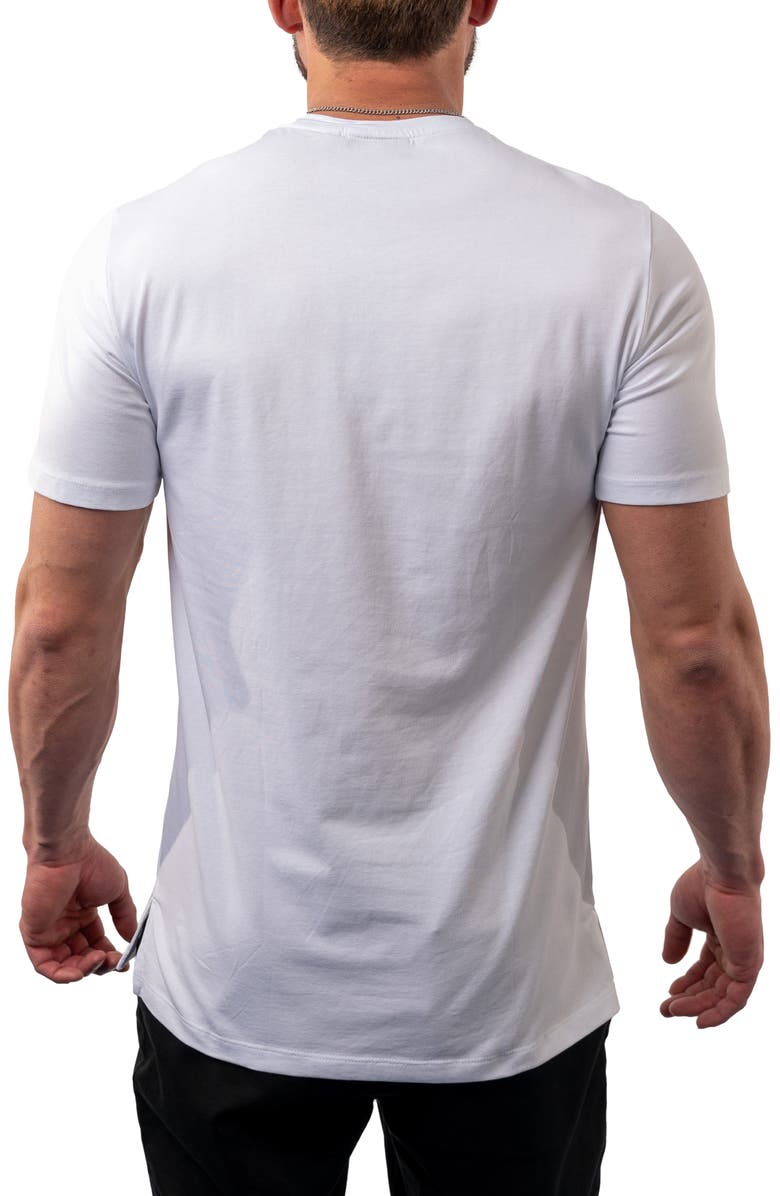 Maceoo Village Cotton Stretch Graphic T-Shirt, Alternate, color, 