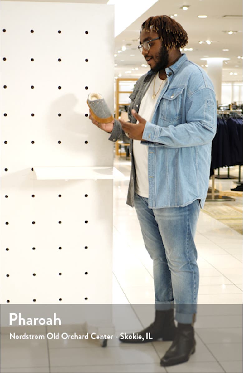 Geo Embroidered Hoodback Slipper, sales video thumbnail