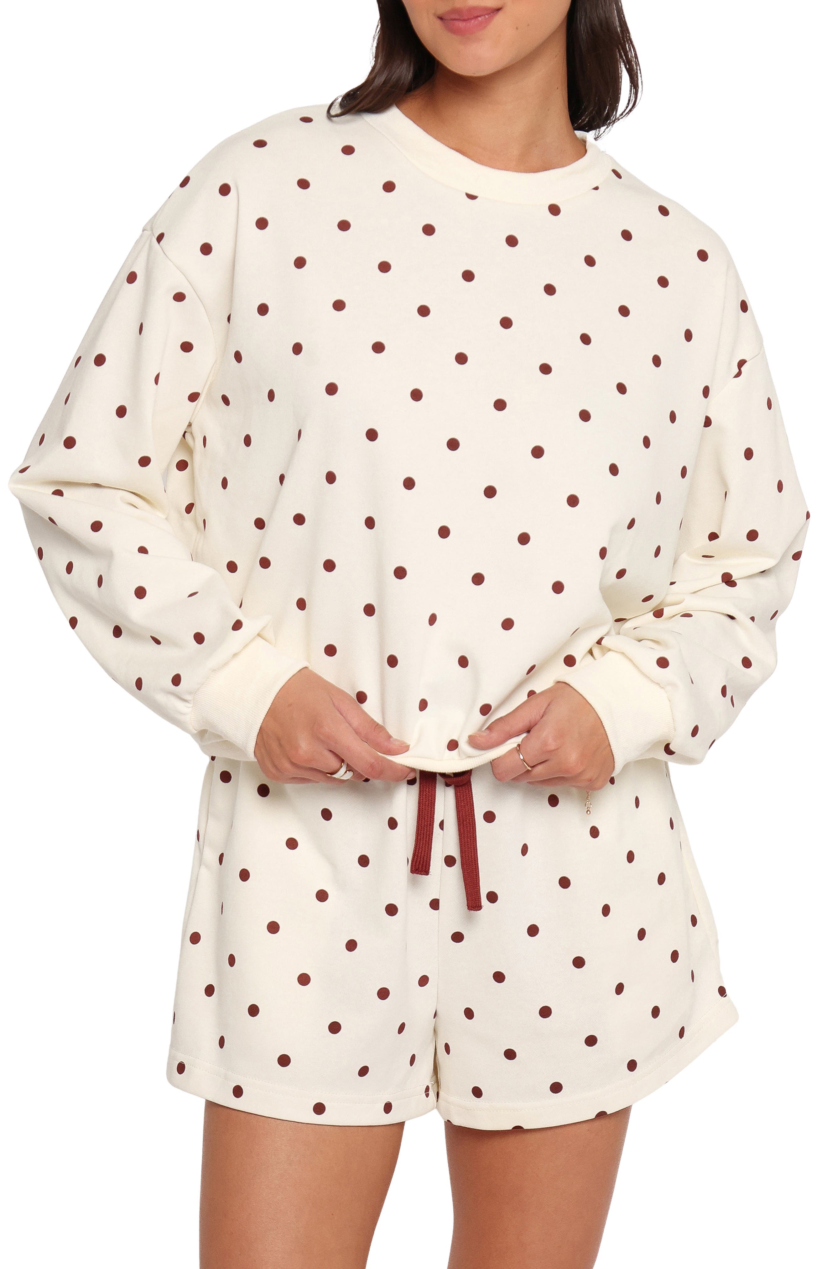 selected BROWN POLKA DOT