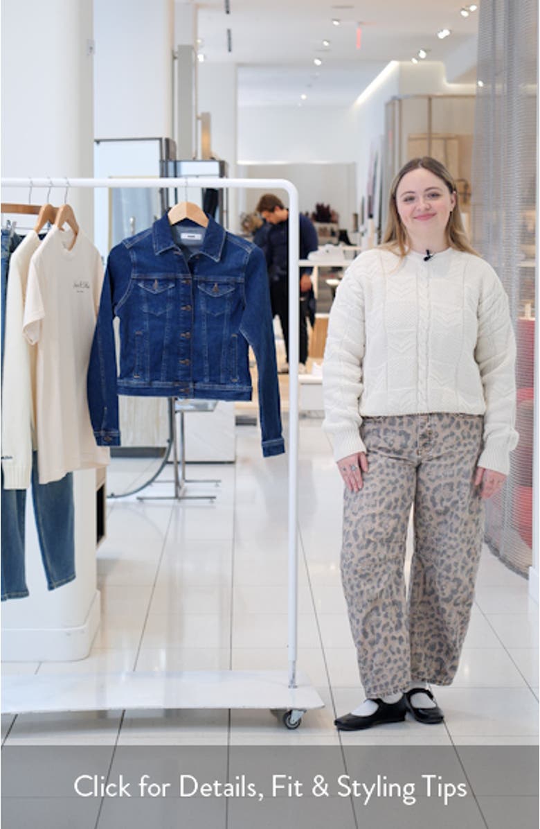 Cecilia Denim Trucker Jacket, sales video thumbnail