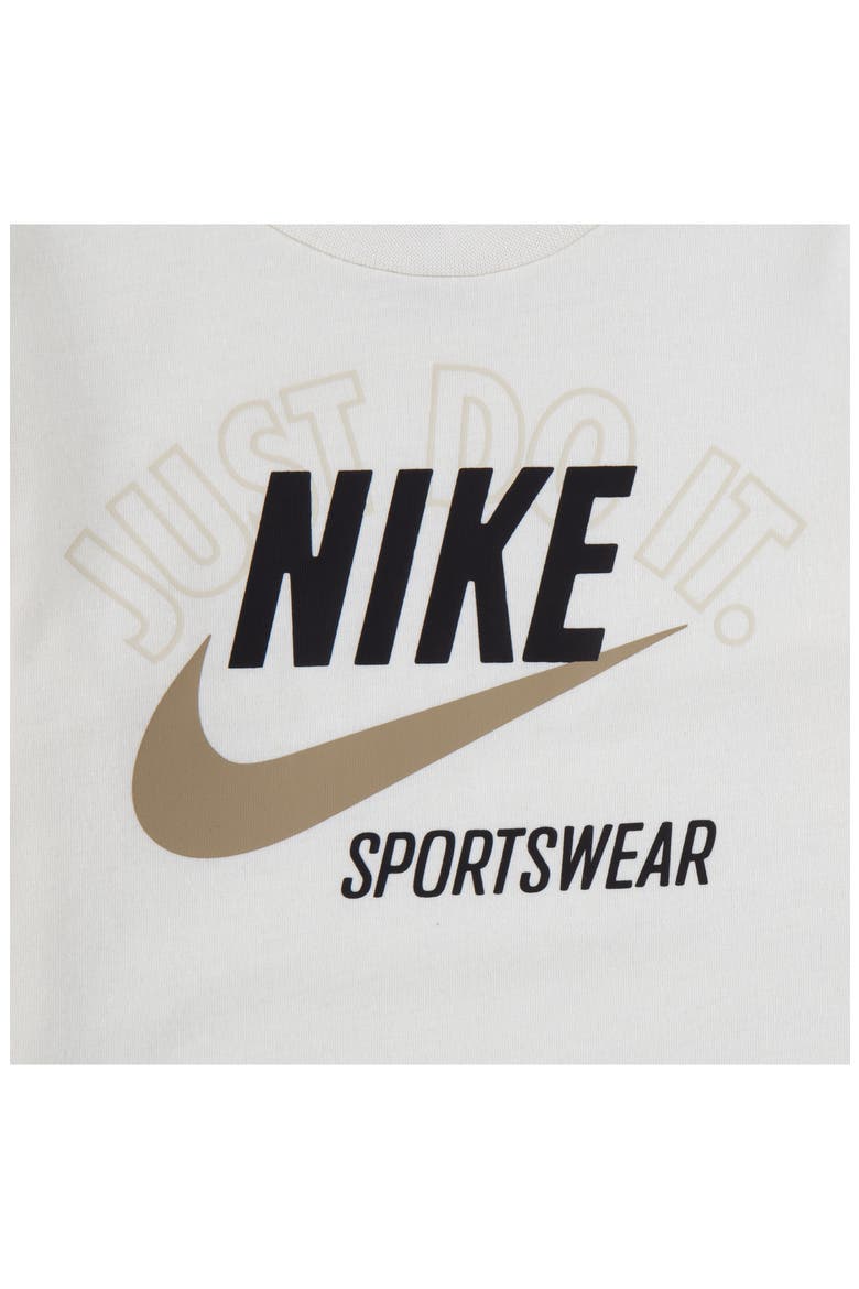 Kids' Retro Just Do It Long Sleeve T-Shirt & Joggers Set, Alternate, color, X1TKHAKI
