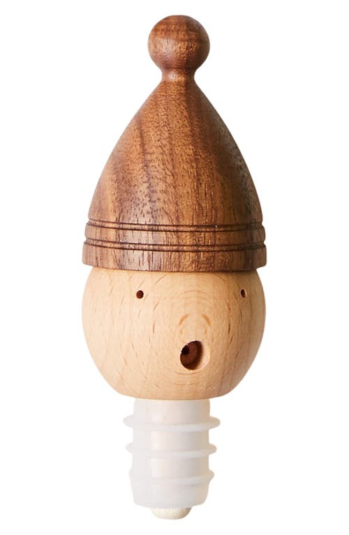 Farmhouse Pottery Gunter Wood Wine Stopper in Wilhelm 