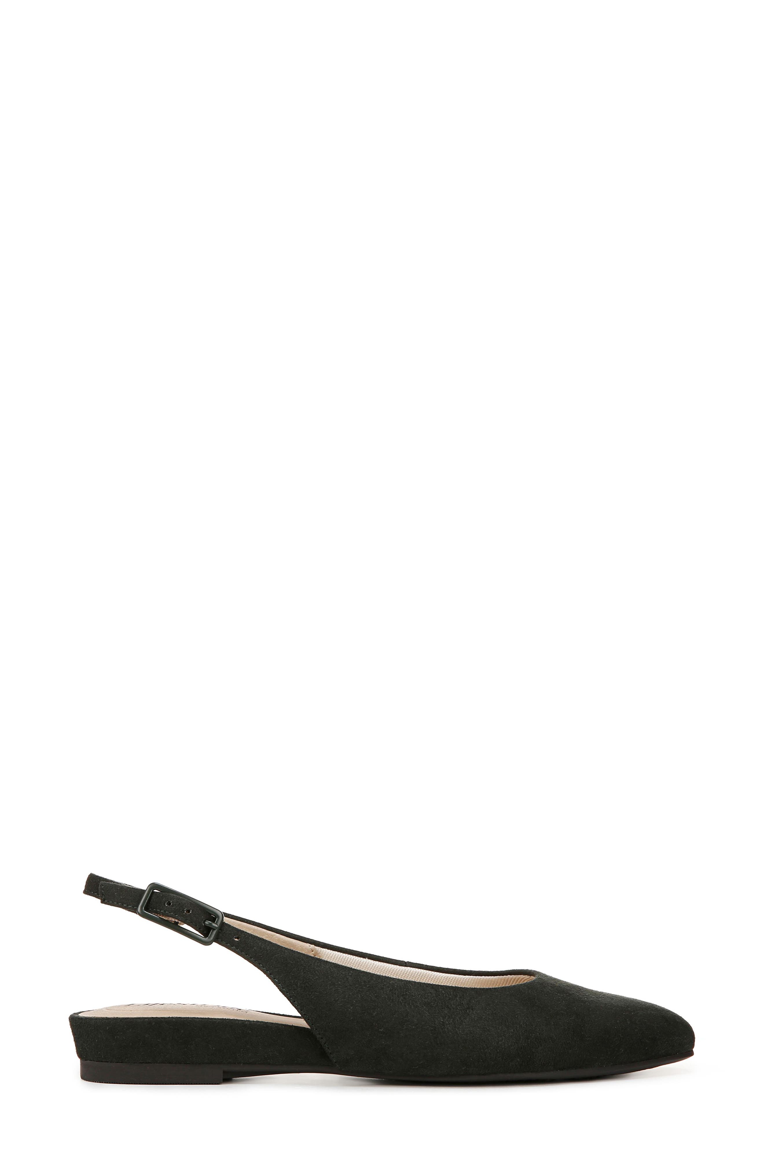 LifeStride Percy Slingback Pointed Toe Flat, Alternate, color, Green