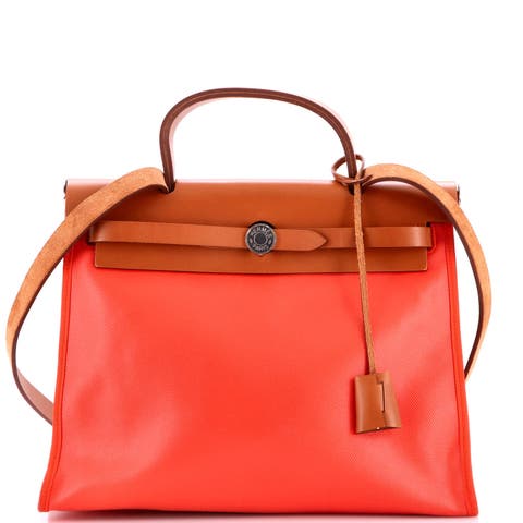 Herbag Zip Berline Vache Canvas and Leather 31