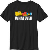The Simpsons Boy's The Simpsons Bart Whatever Graphic T-Shirt