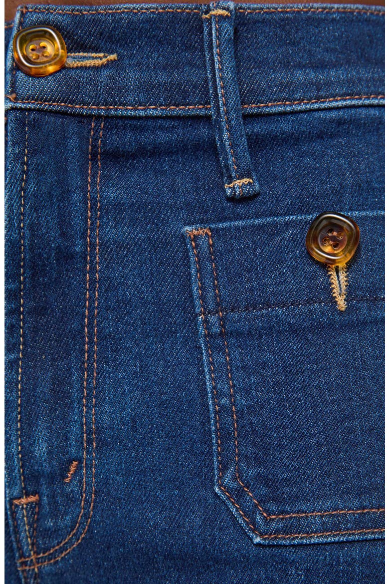 The Patch Pocket Doozy Flare Jeans, Alternate, color, RETROGRADE RODEO