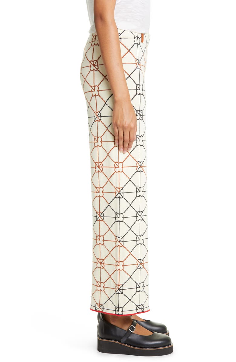 YanYan June Cotton Jacquard Pants, Alternate, color, 