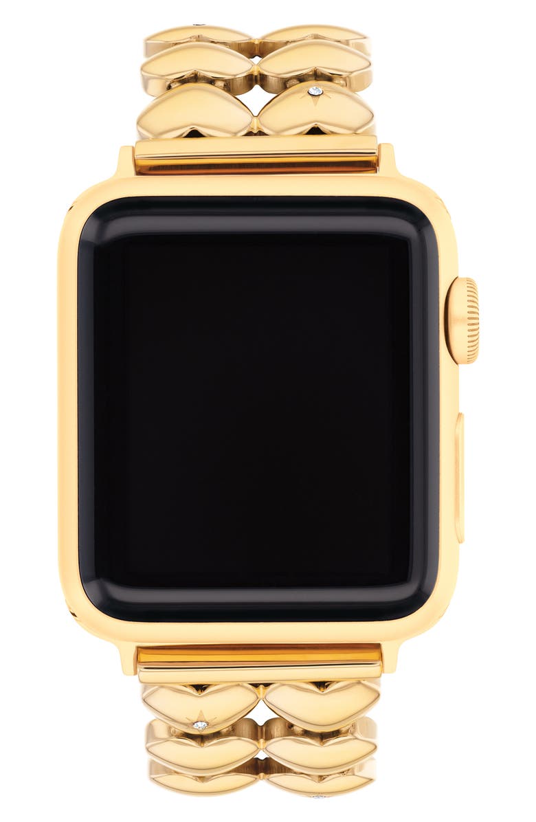 COACH Stainless Steel 20mm Apple Watch<sup>®</sup> Bracelet Watchband, Main, color, 