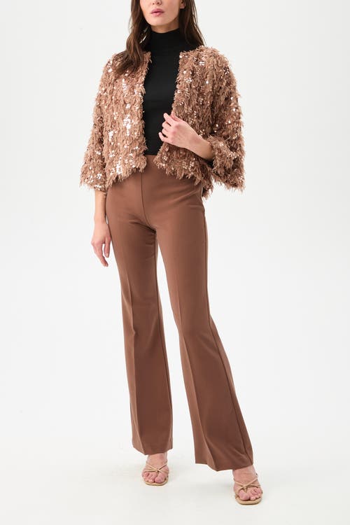 Trina Turk Oller Faux Fur Coat In Animal Print