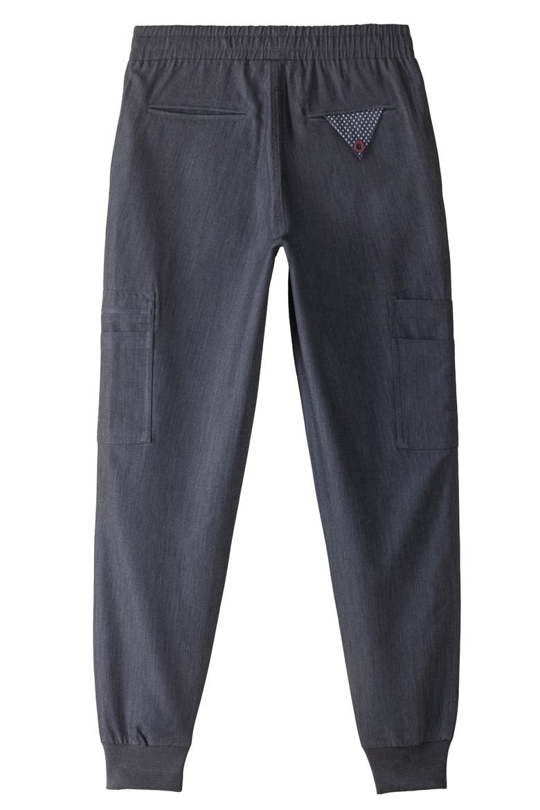London Jogger Scrub Pants, Alternate, color, Graphite