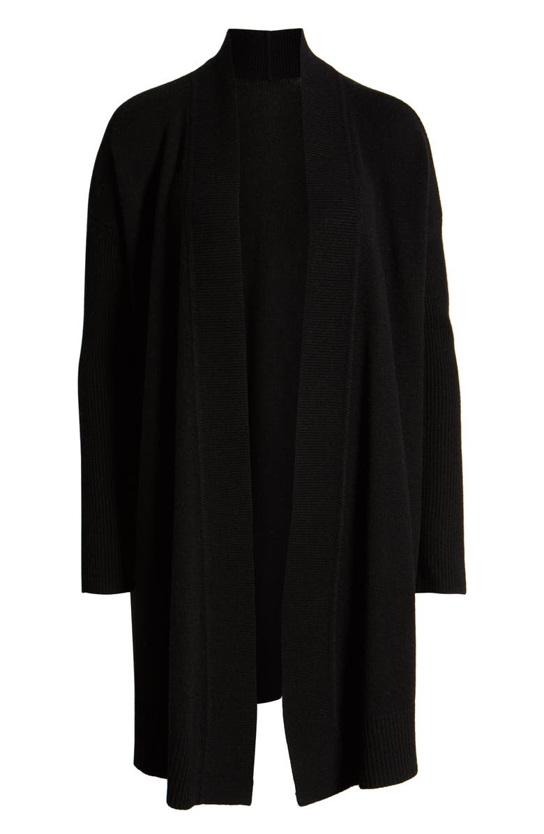 Halogen<sup>®</sup> Wool & Cashmere Drape Front Long Cardigan, Alternate, color,