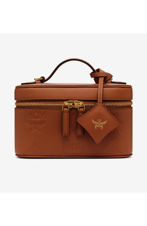 Mini Aren Vanity Case in Maxi Monogram Leather