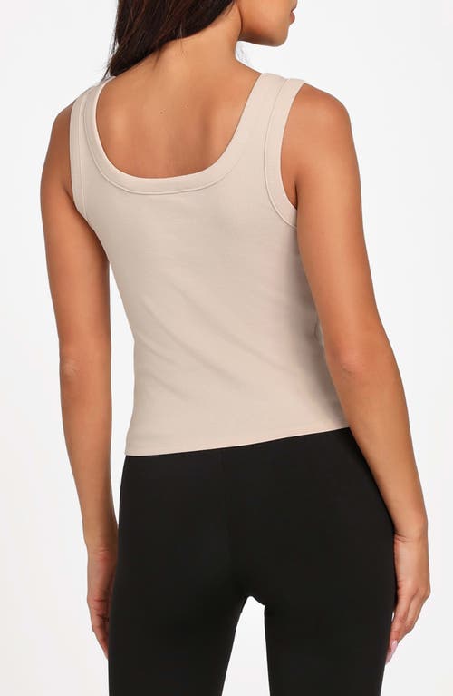 Guess Triangle Logo Patch Rib Tank