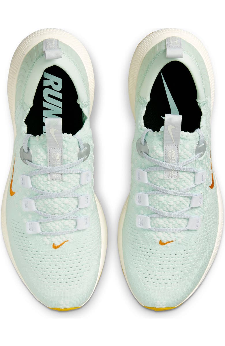 Nike Escape Run Flyknit Running Shoe, Alternate, color, Barely Green/ Football Grey