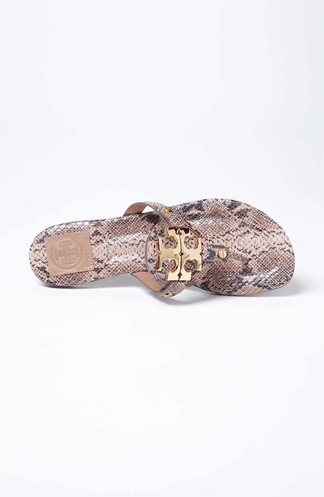 Miller Thong Sandal, Alternate, color, BRAZIL NUT GOLD