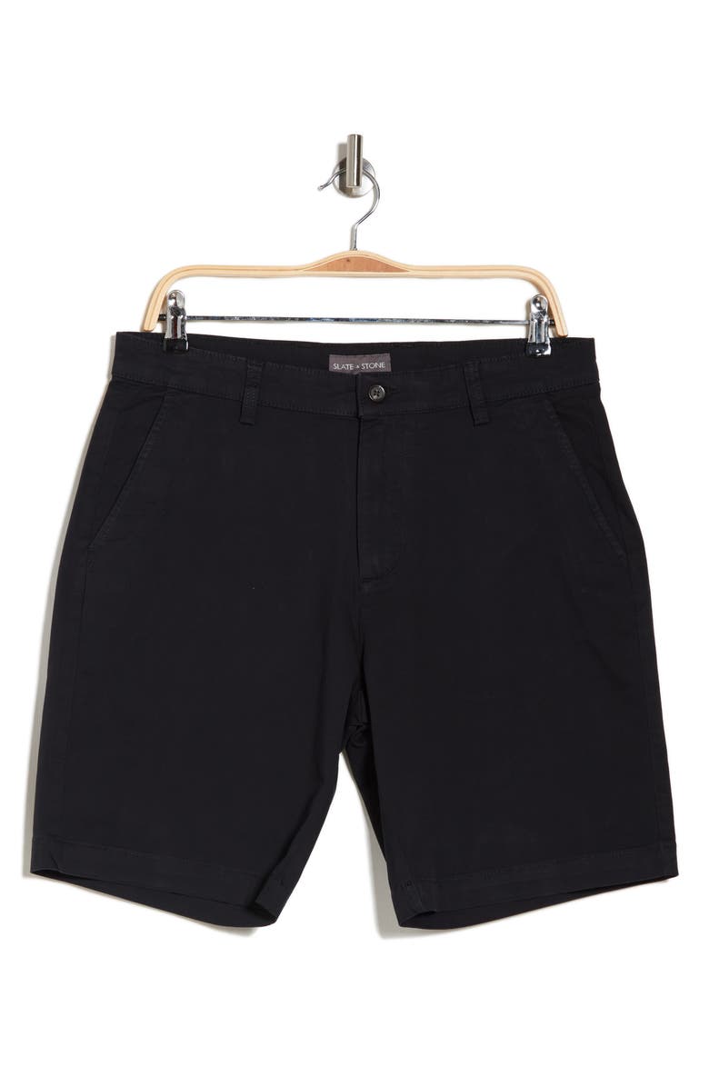 Slate & Stone Stretch Cotton Twill Shorts, Alternate, color,