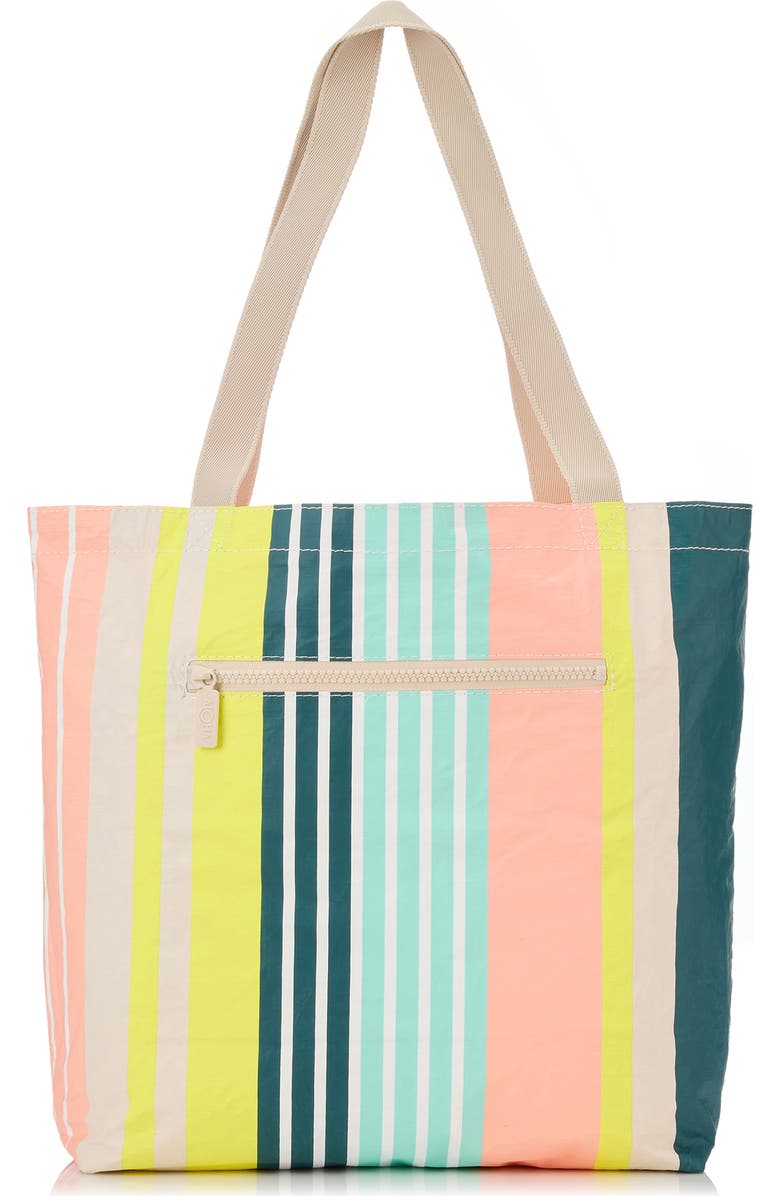 Aloha Collection Casa Gardenia Reversible Water Resistant Tyvek<sup>®</sup> Tote, Alternate, color, Peachy