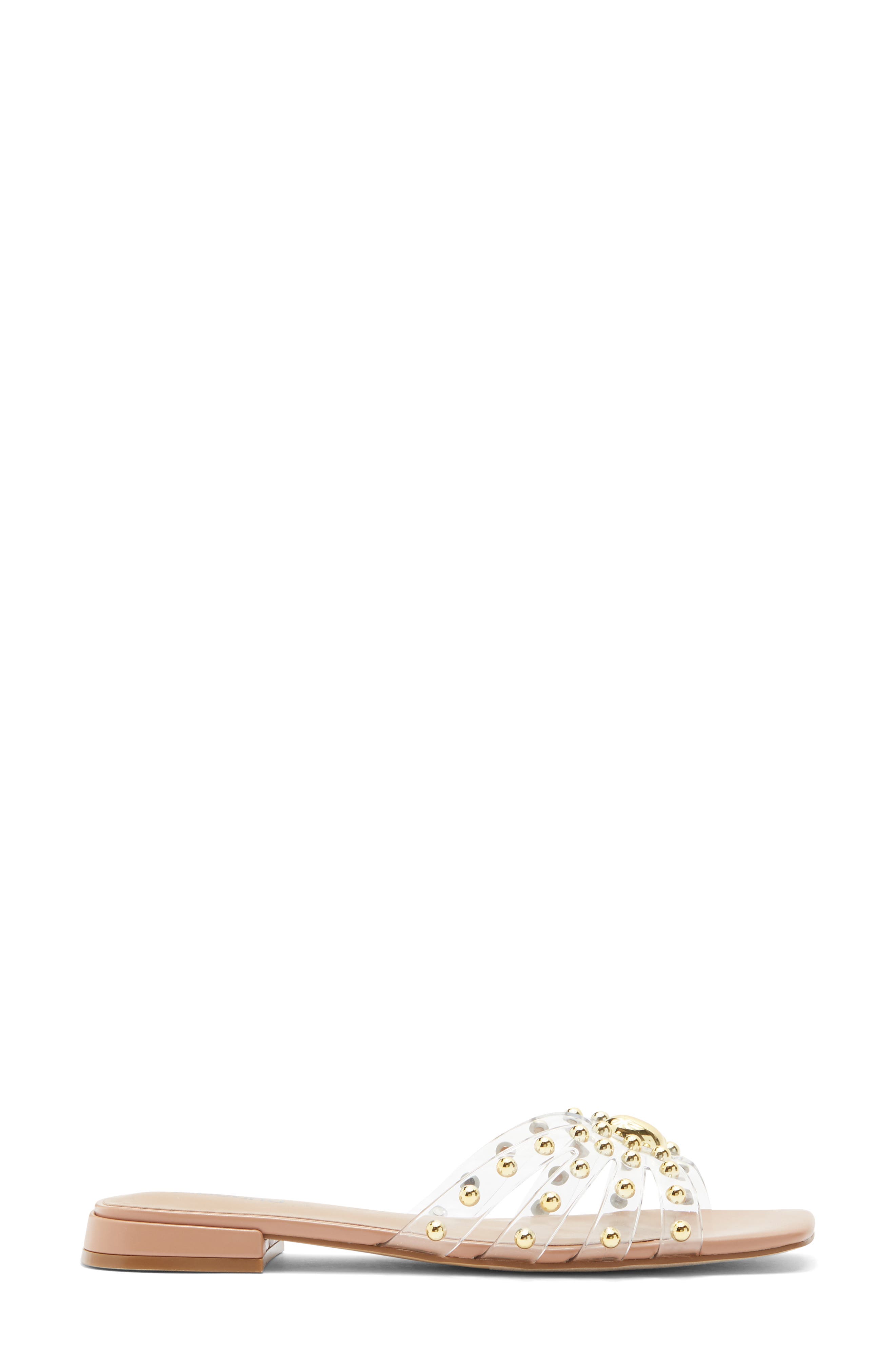Abound Avianna Studded Slide Sandal, Alternate, color, Clear
