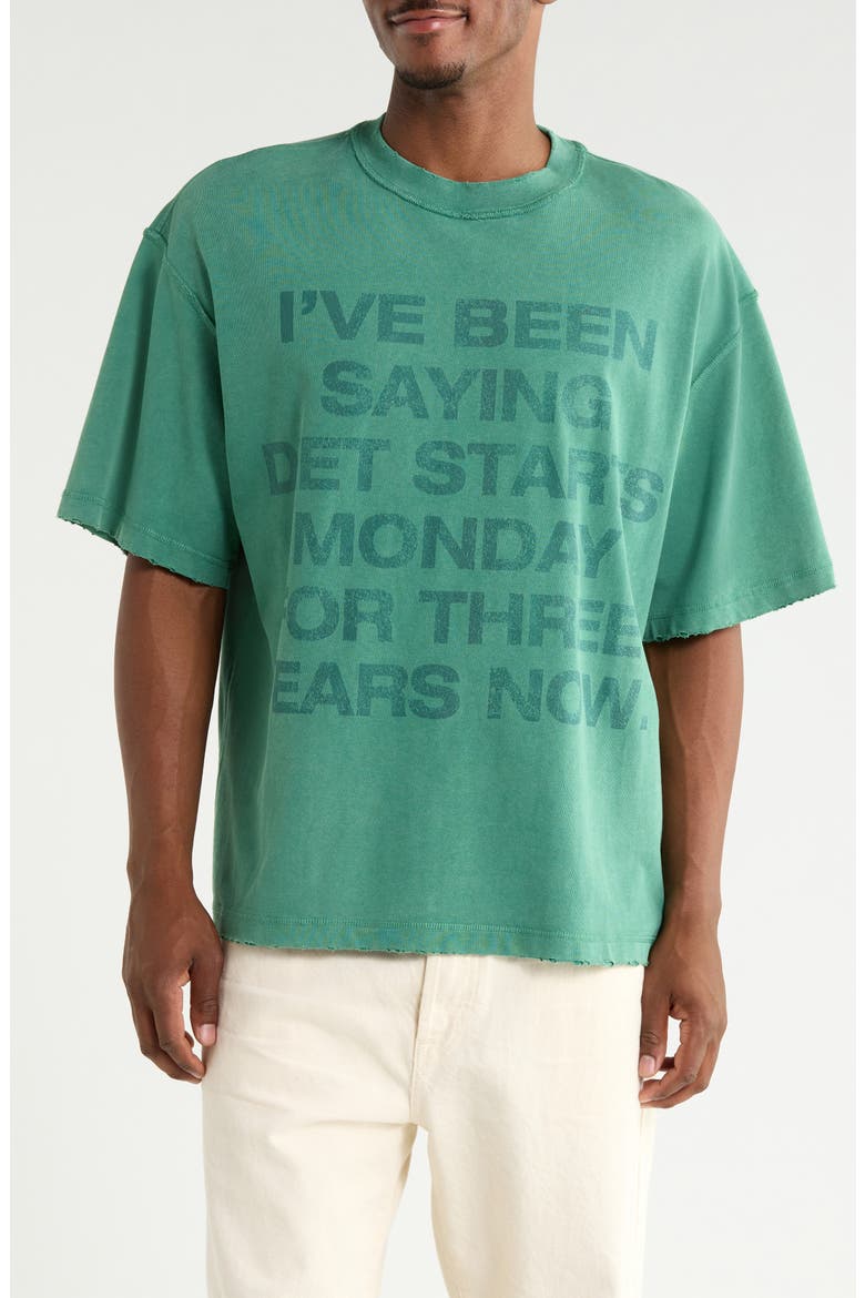 3 Year Cotton Graphic T-Shirt, Main, color, OLIVE